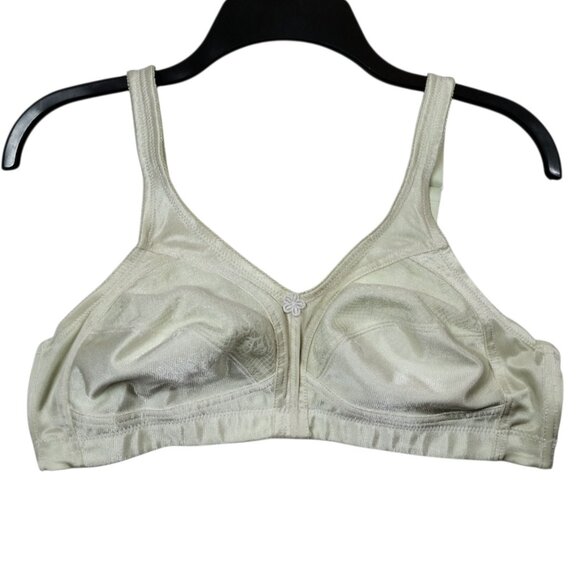 Vintage Underscore Bra 34B Full Coverage Light Green Wireless - Picture 1 of 5